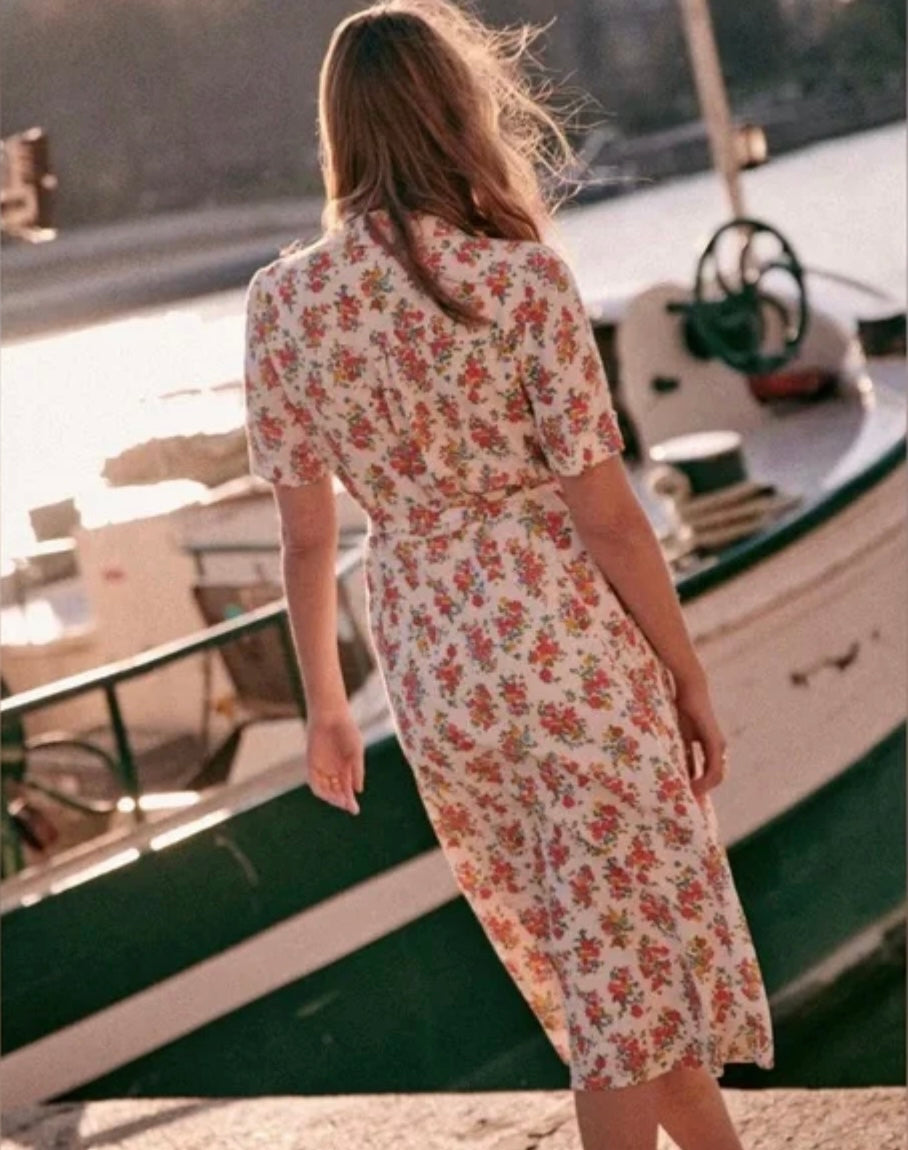 Sézane Adele shirt midi dress