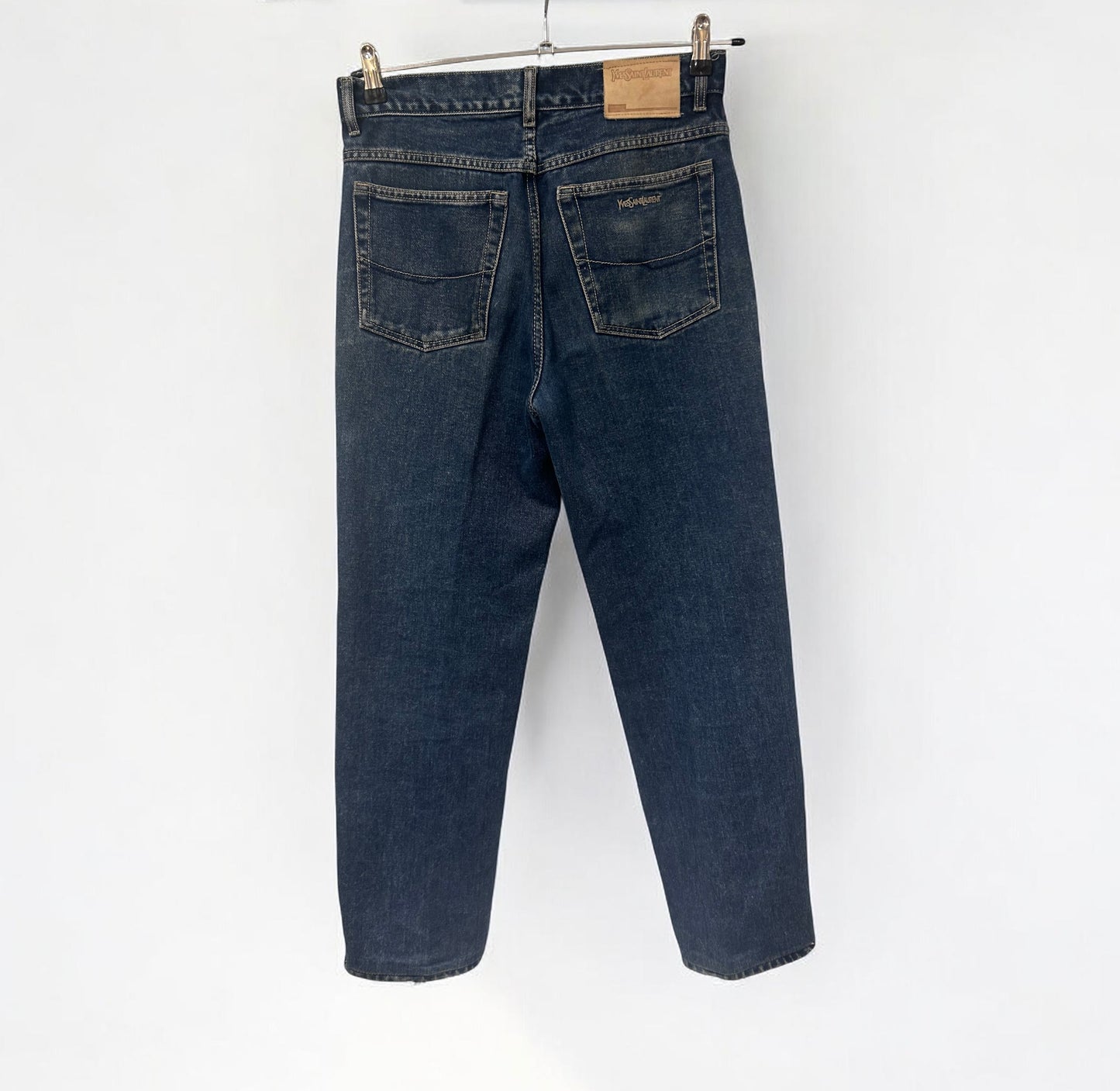 Vintage Yves Saint Laurent High-Waist Straight Leg Jeans|1990’s