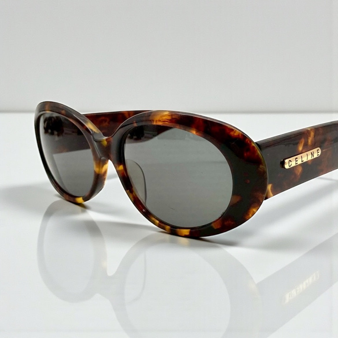 CELINE Paris Vintage Tortoiseshell Sunglasses | Early 2000s