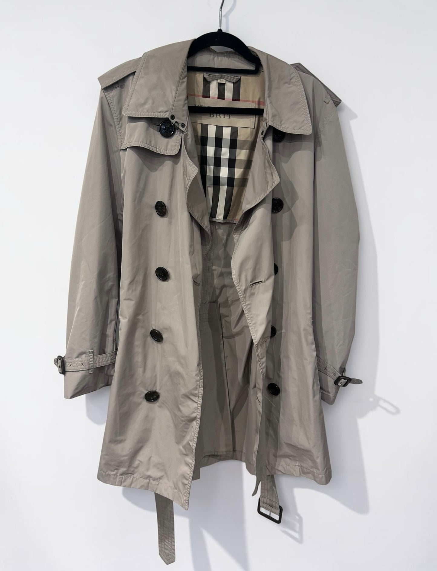 Vintage Burberry Brit Classic Beige Trench Coat| 2000s