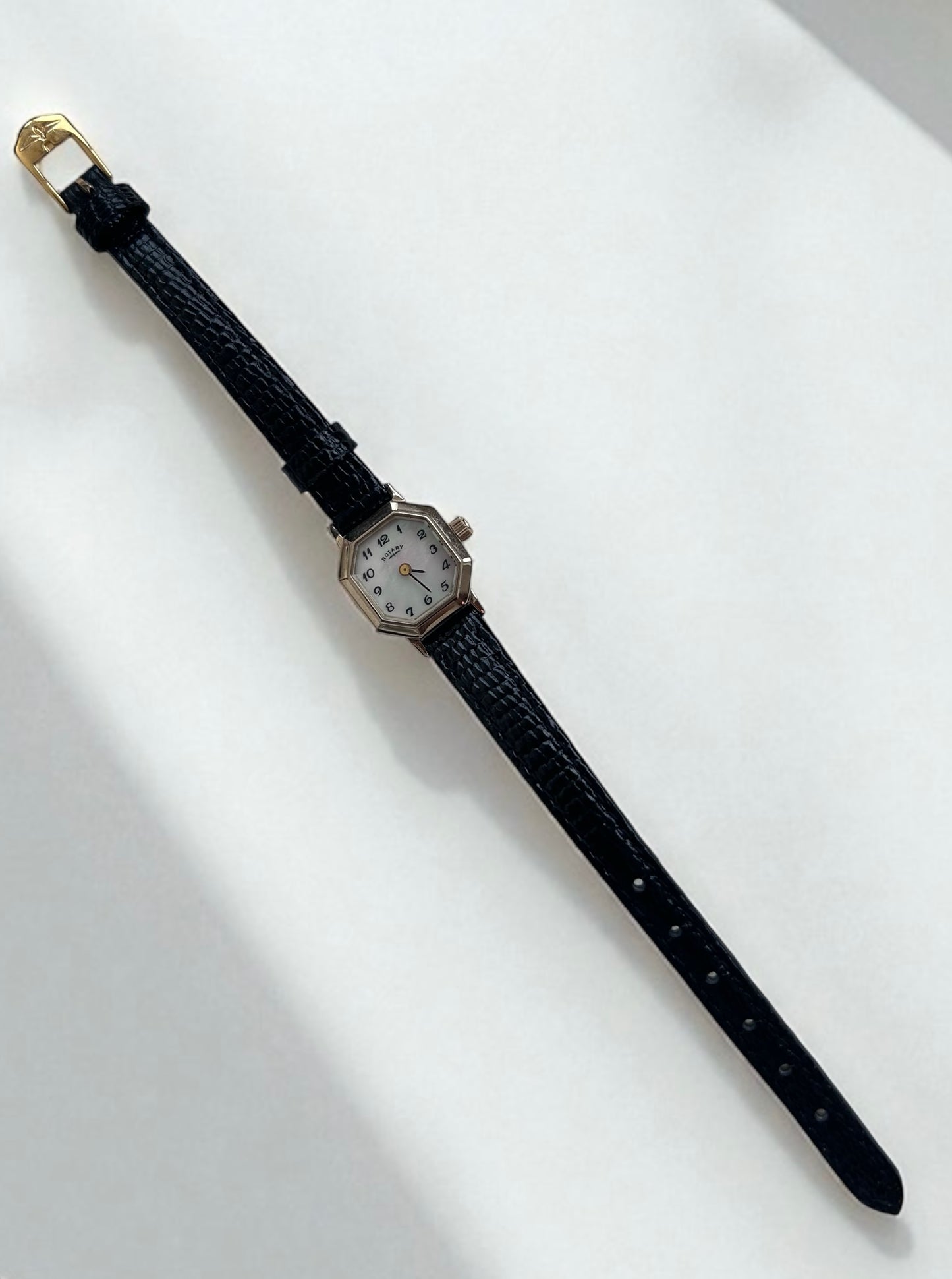 Vintage Rotary Mother Of Pearl Hand Watch