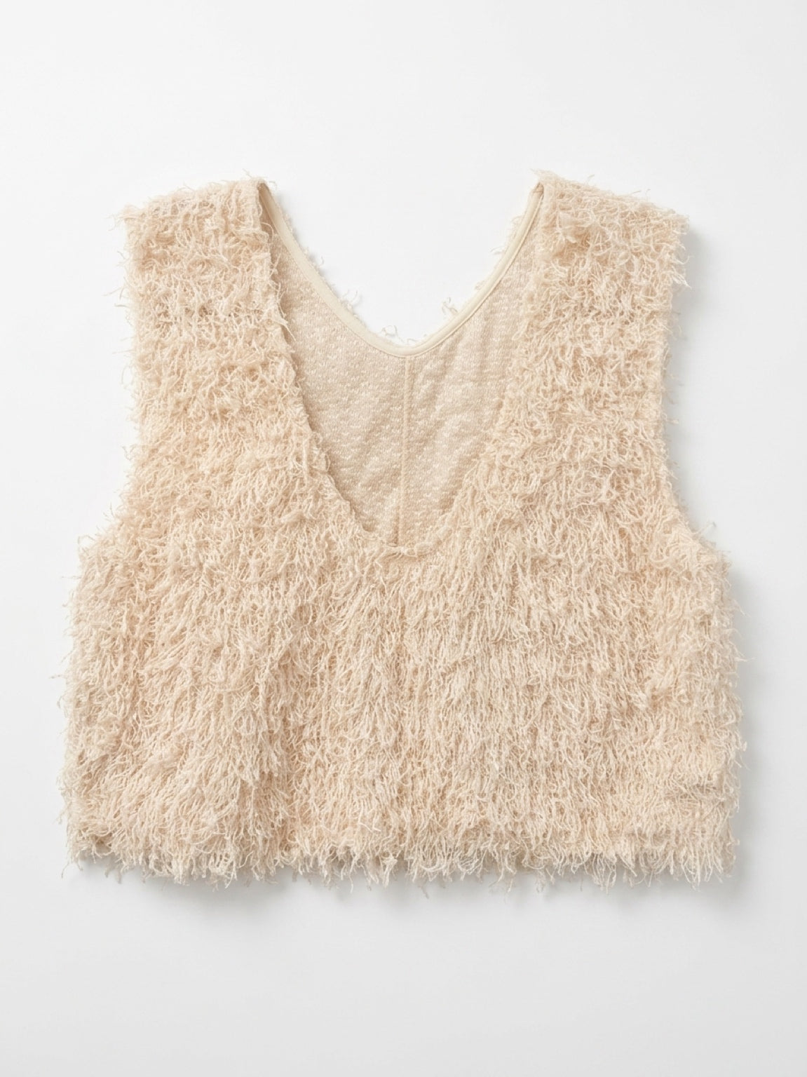 Vintage Handmade Shag Knit Top |Early 2000s