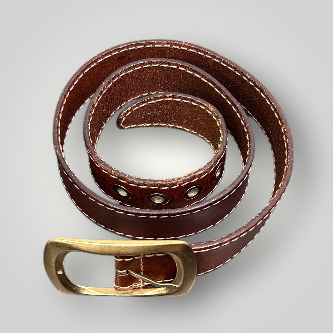 Dolce & Gabbana Brown Leather Belt