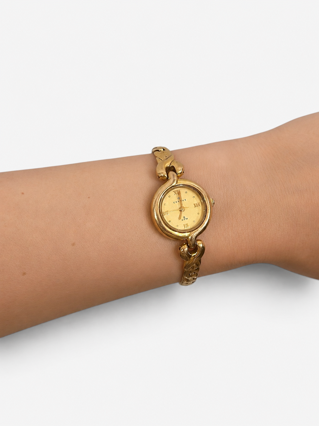 Vintage Certus Gold Plated Bracelet Watch| 1990s