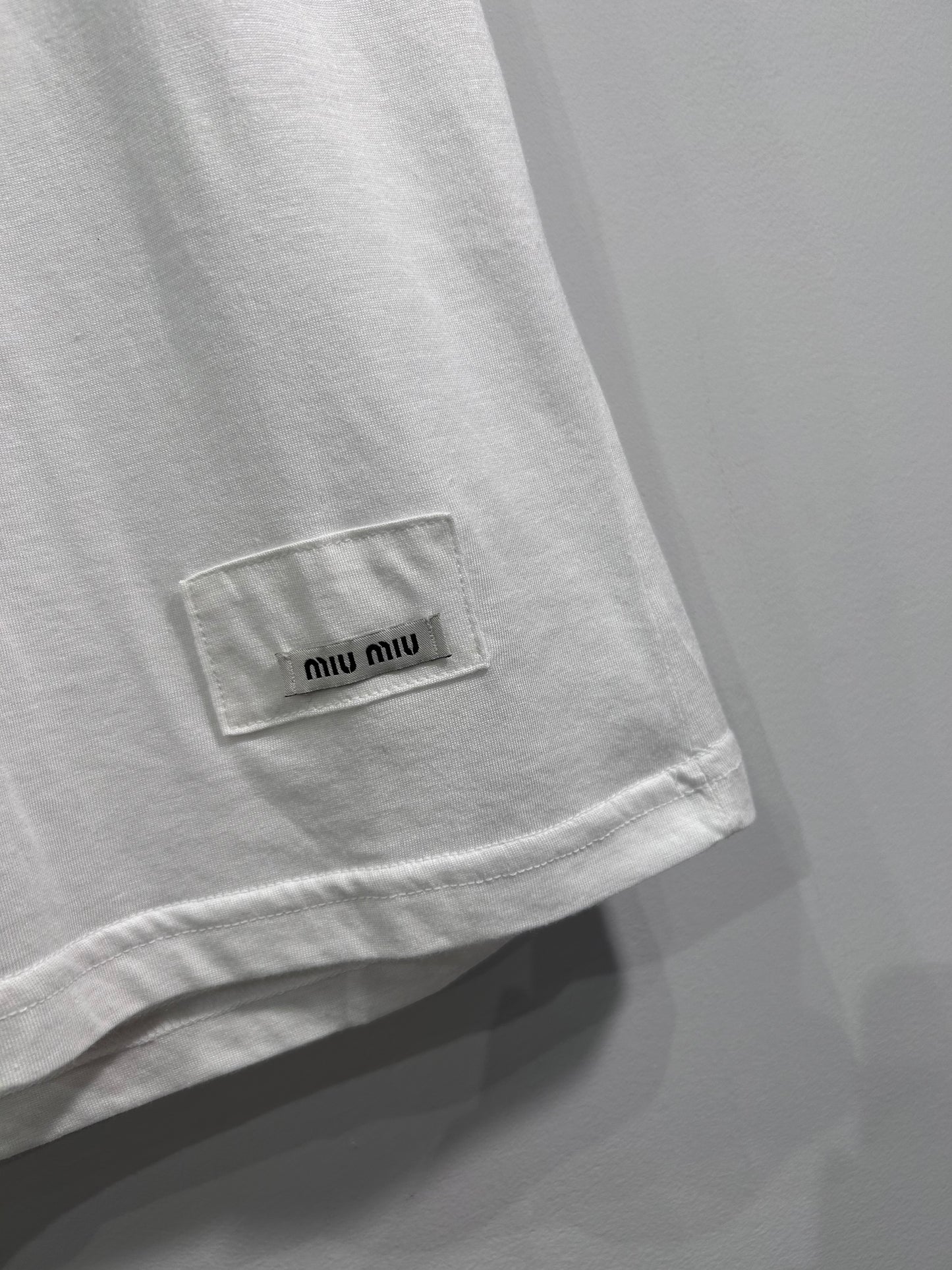 Miu Miu White Tank Dress / Long Tank Top| 2010