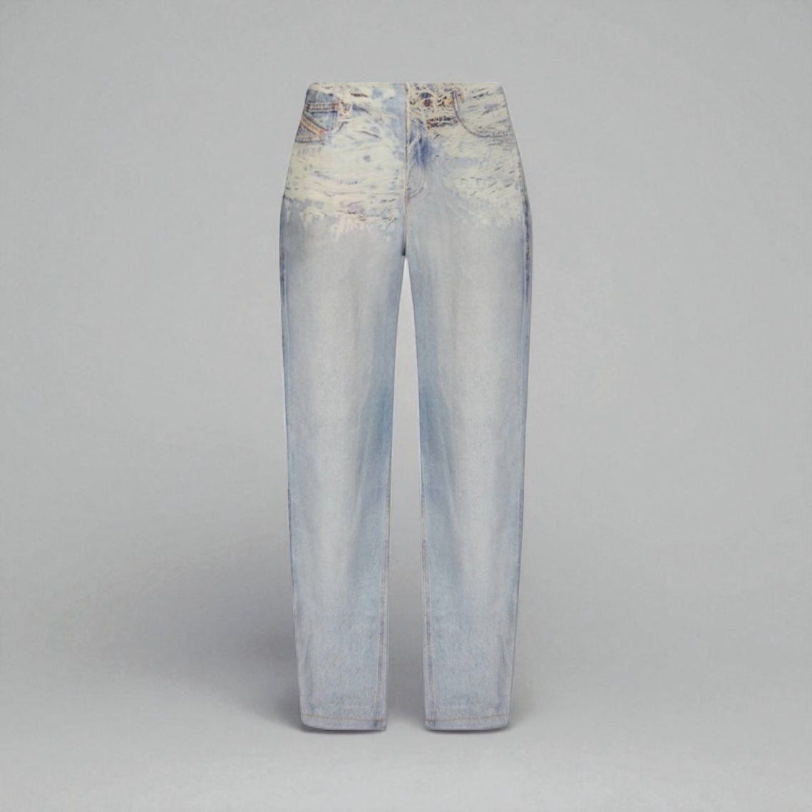 Diesel Trompe-l’œil Straight-Leg Pants