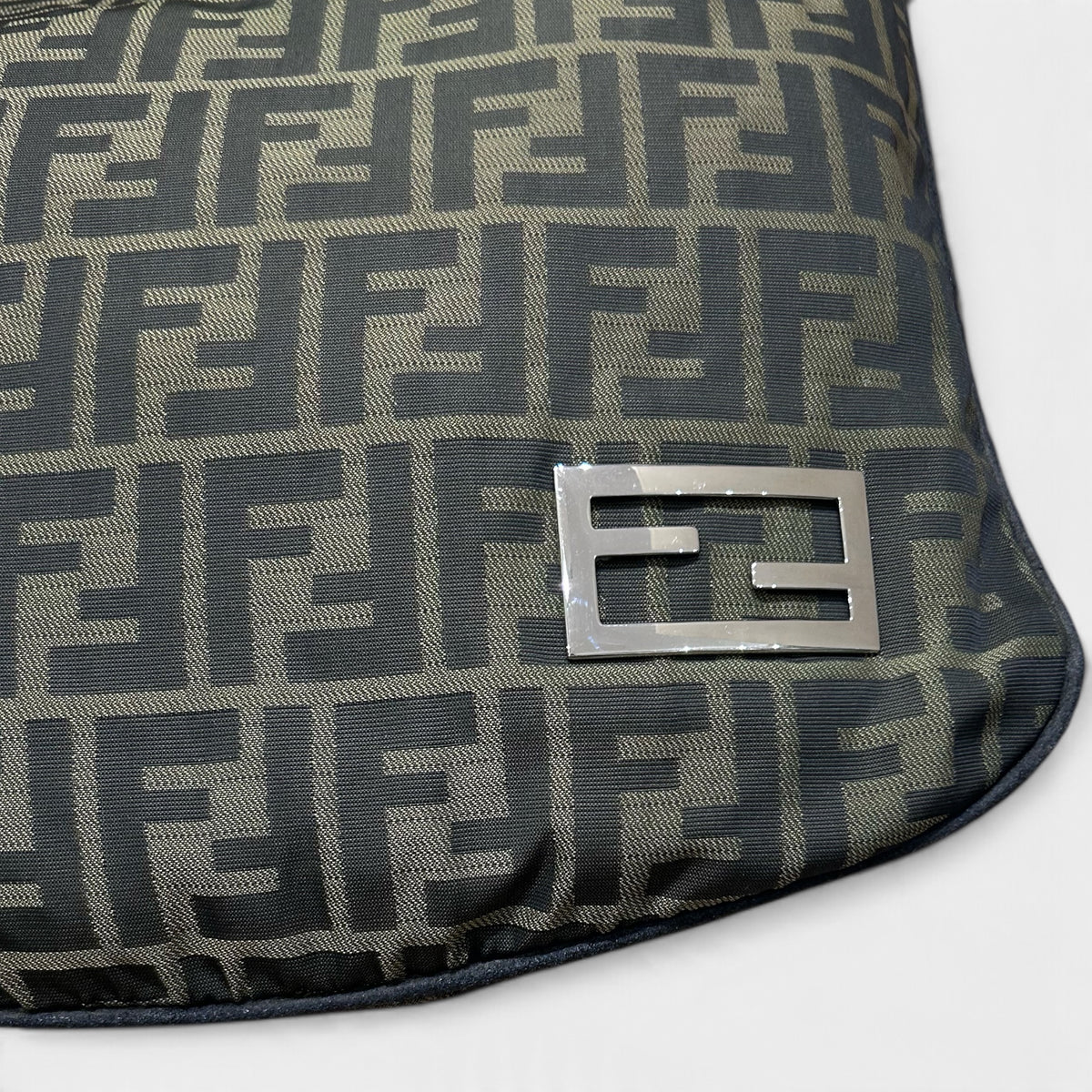 Vintage Fendi Zucca Shoulder Bag | Early 2000s