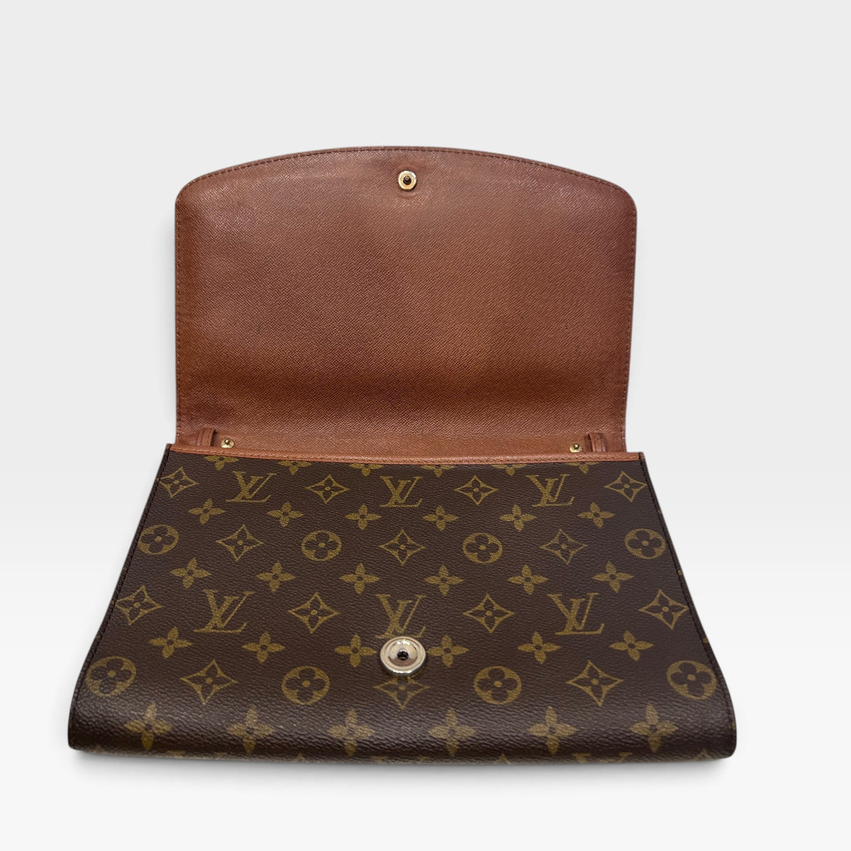 Vintage Louis Vuitton Monogram Pochette Bordeaux Clutch| 1990s