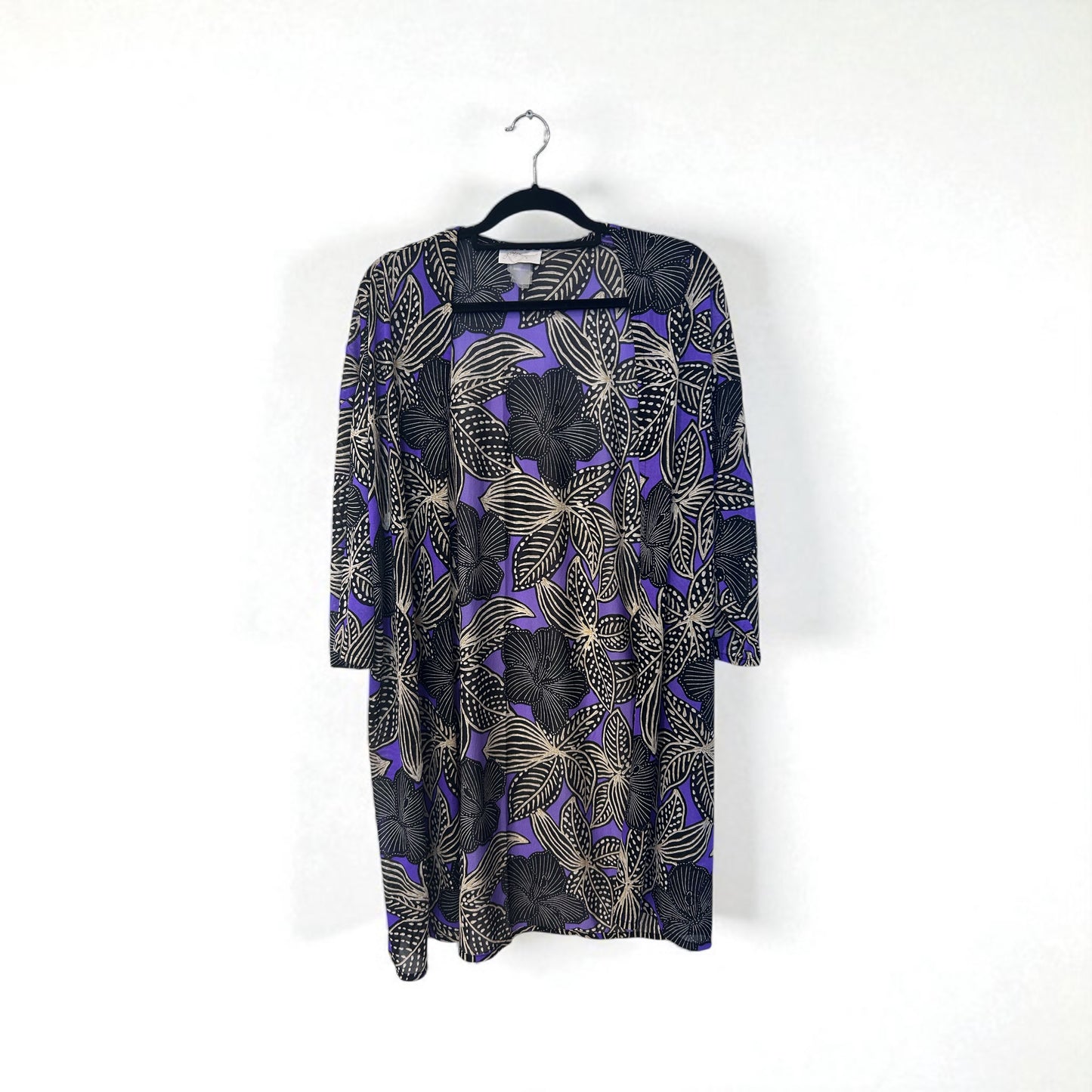 Vintage Gottex Printed kimono-style cover-up