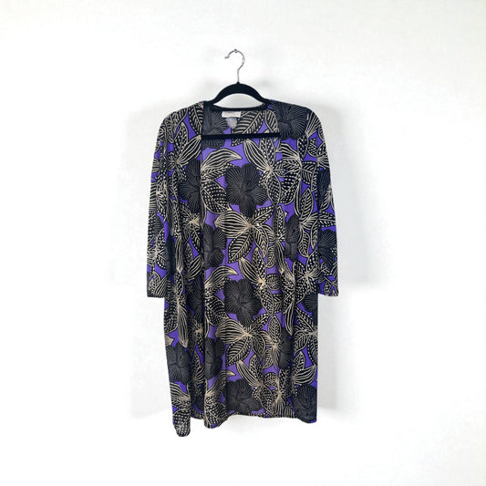 Vintage Gottex Printed kimono-style cover-up