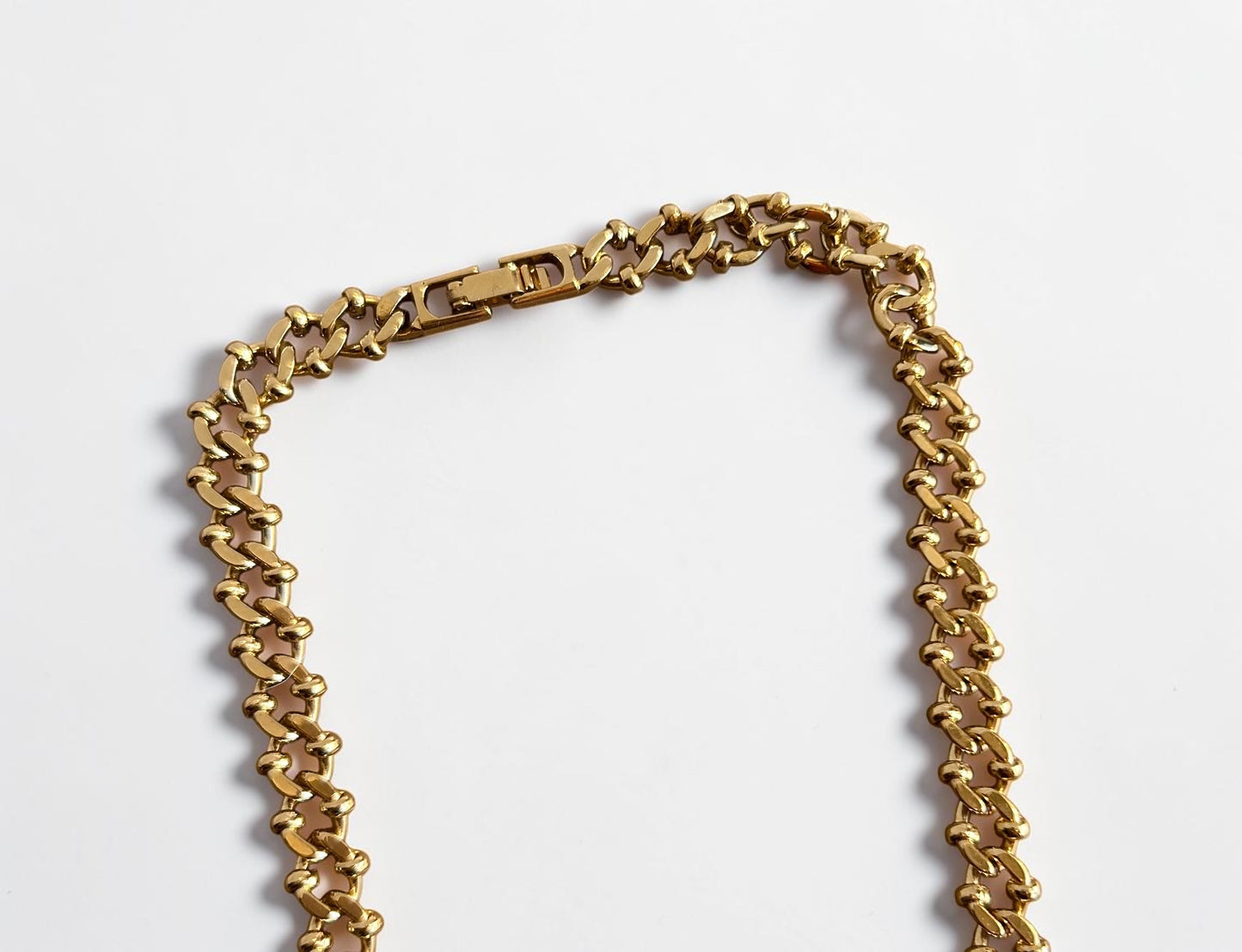 Vintage Gold Plated Chain Necklace|1990׳s