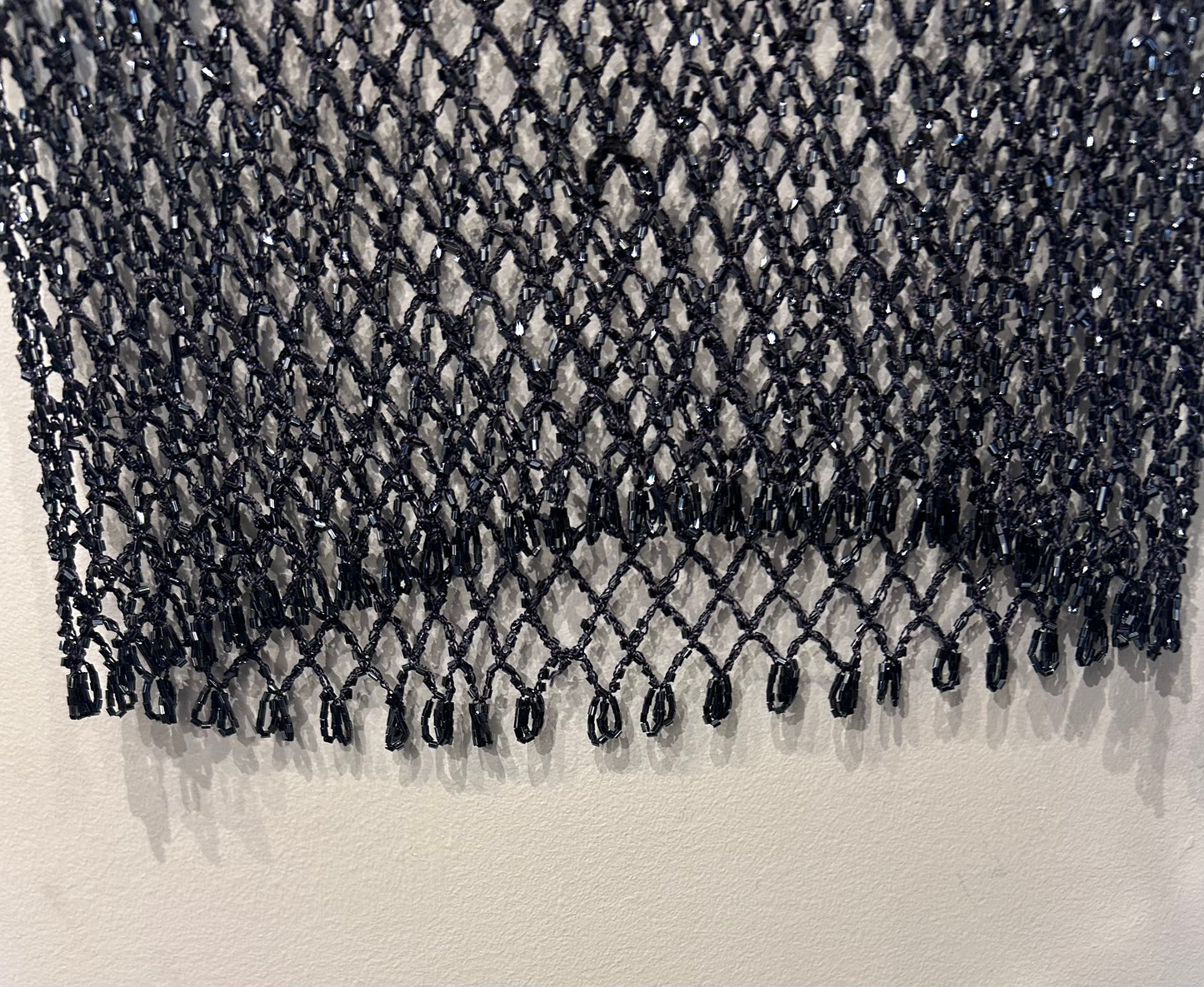 Vintage 90s Black Fishnet Top