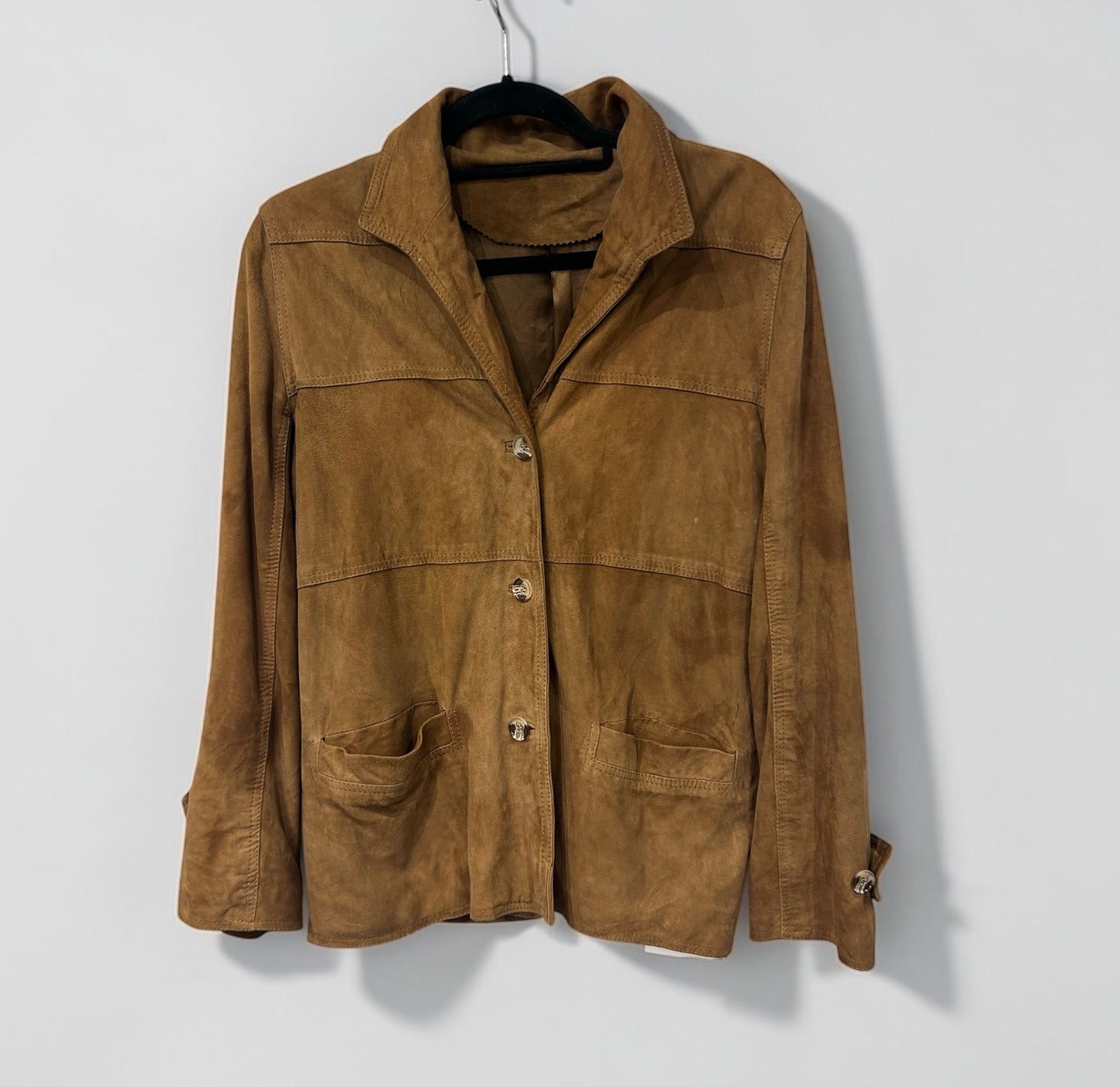 Vintage Camel Suede Jacket |Late 90s