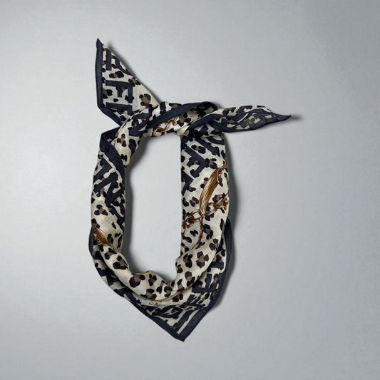 Vintage Fendi Leopard Handkerchief