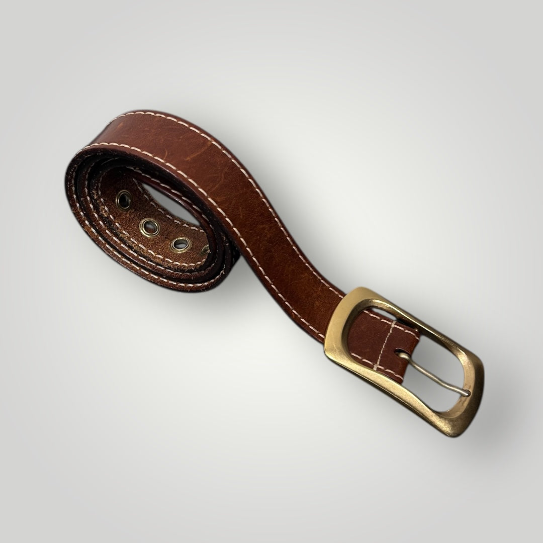 Dolce & Gabbana Brown Leather Belt