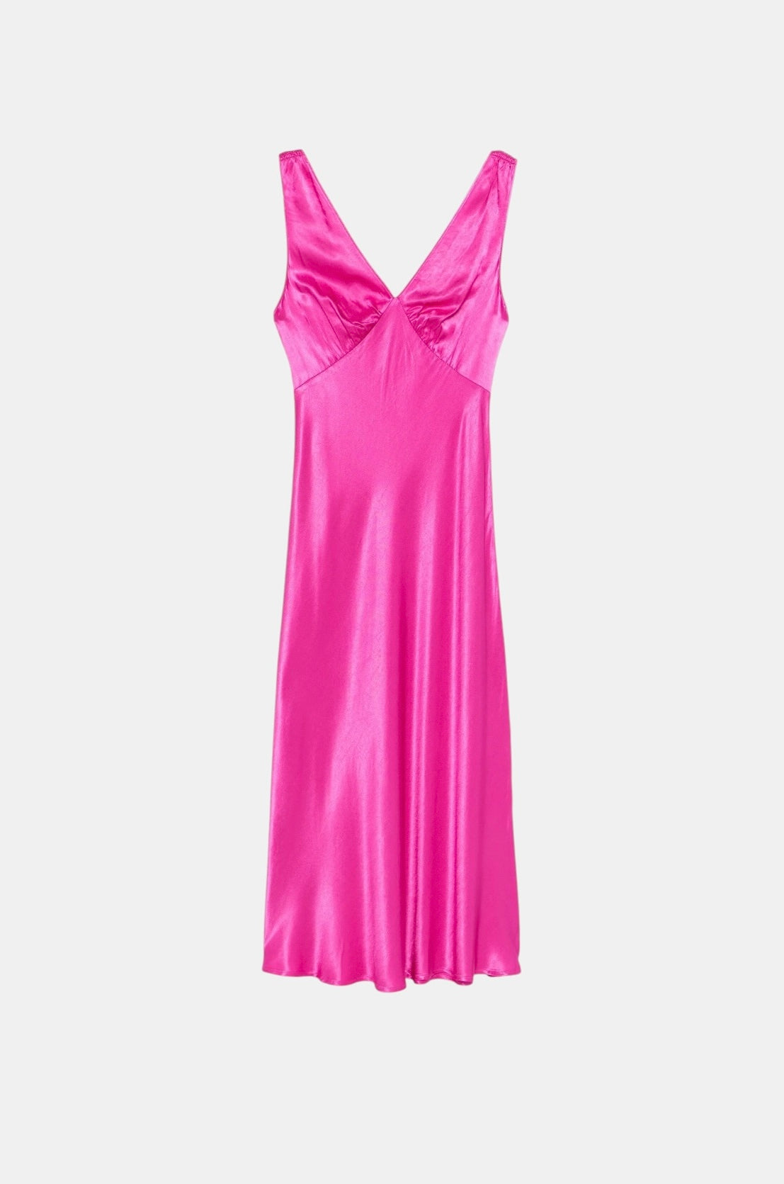 RIXO Fuchsia Midi Dress