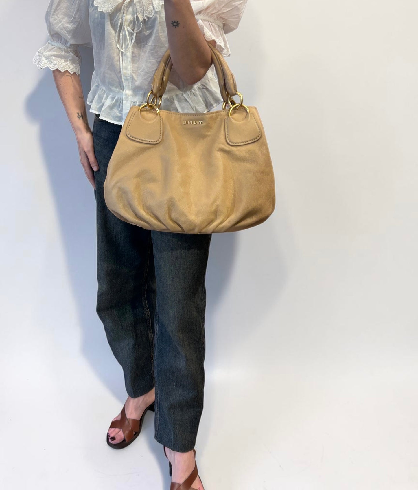 Miu Miu Leather Bag |Early 2000s