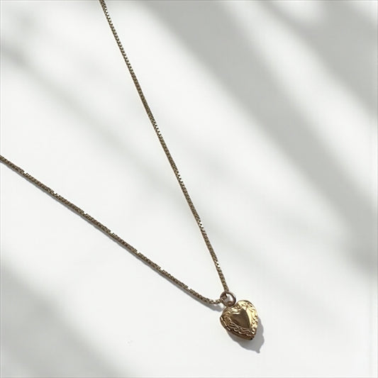 Vintage Locket Heart pendant Necklace