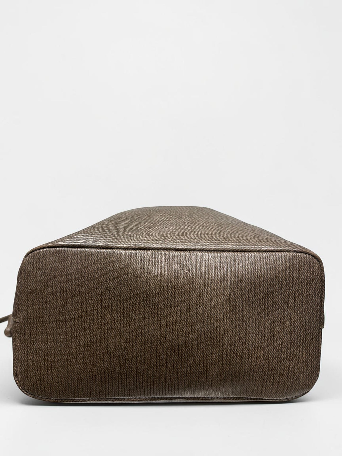 Vintag Fendi  Brown Leather Bucket Bag| Late 90s–Early 2000