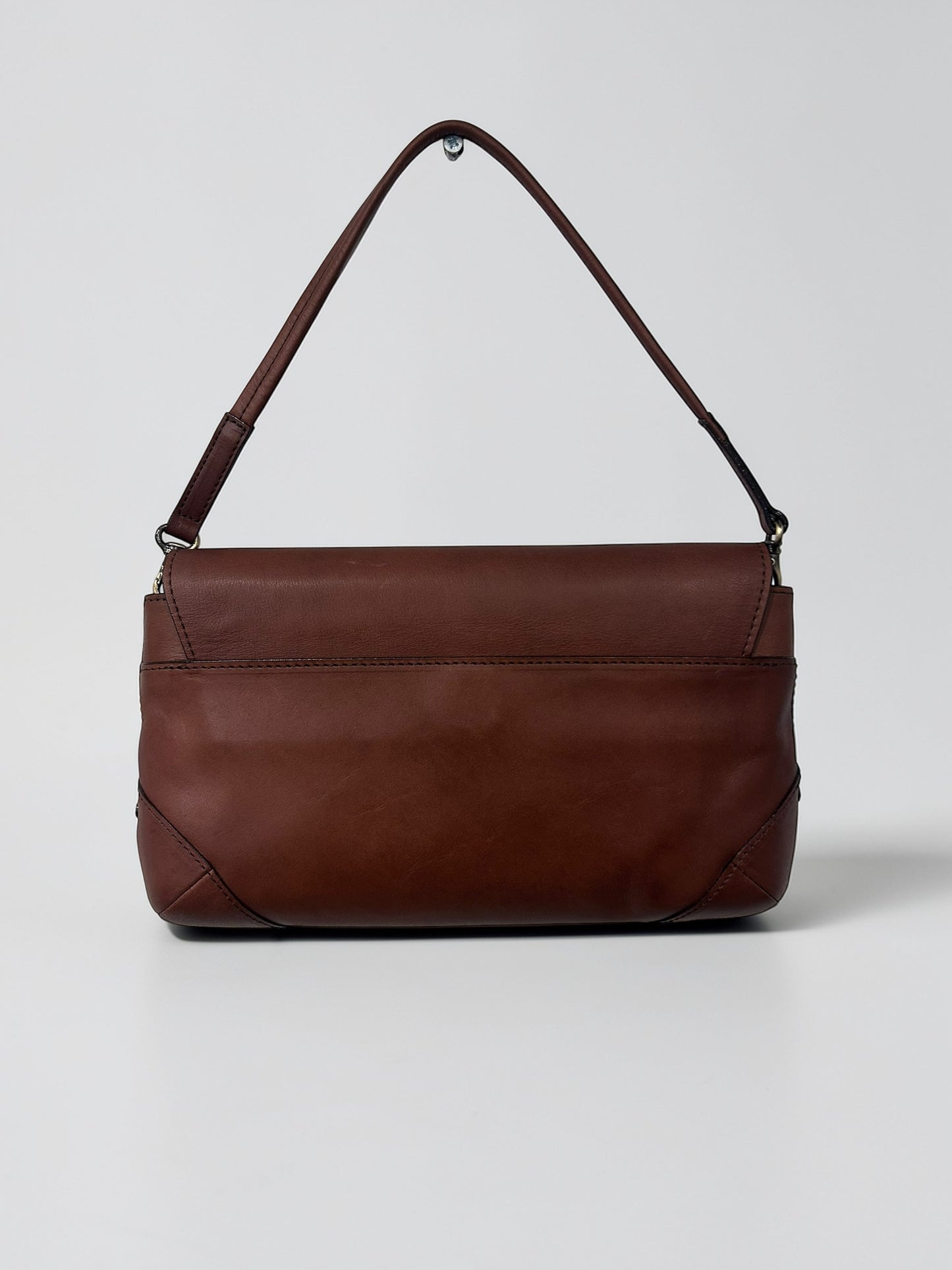 Vintage Chloé Brown Leather Shoulder Bag / Clutch |1990’s