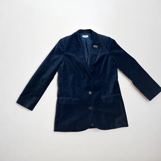 Zadig & Voltaire Navy Velvet Blazer