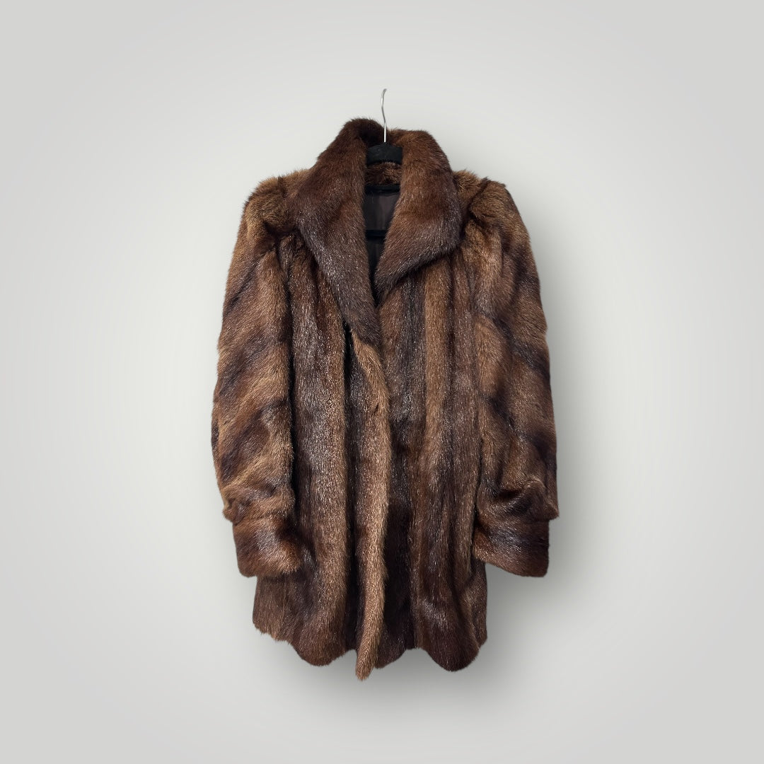 Vintage 1990s Mink Fur Coat
