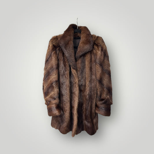 Vintage 1990s Mink Fur Coat