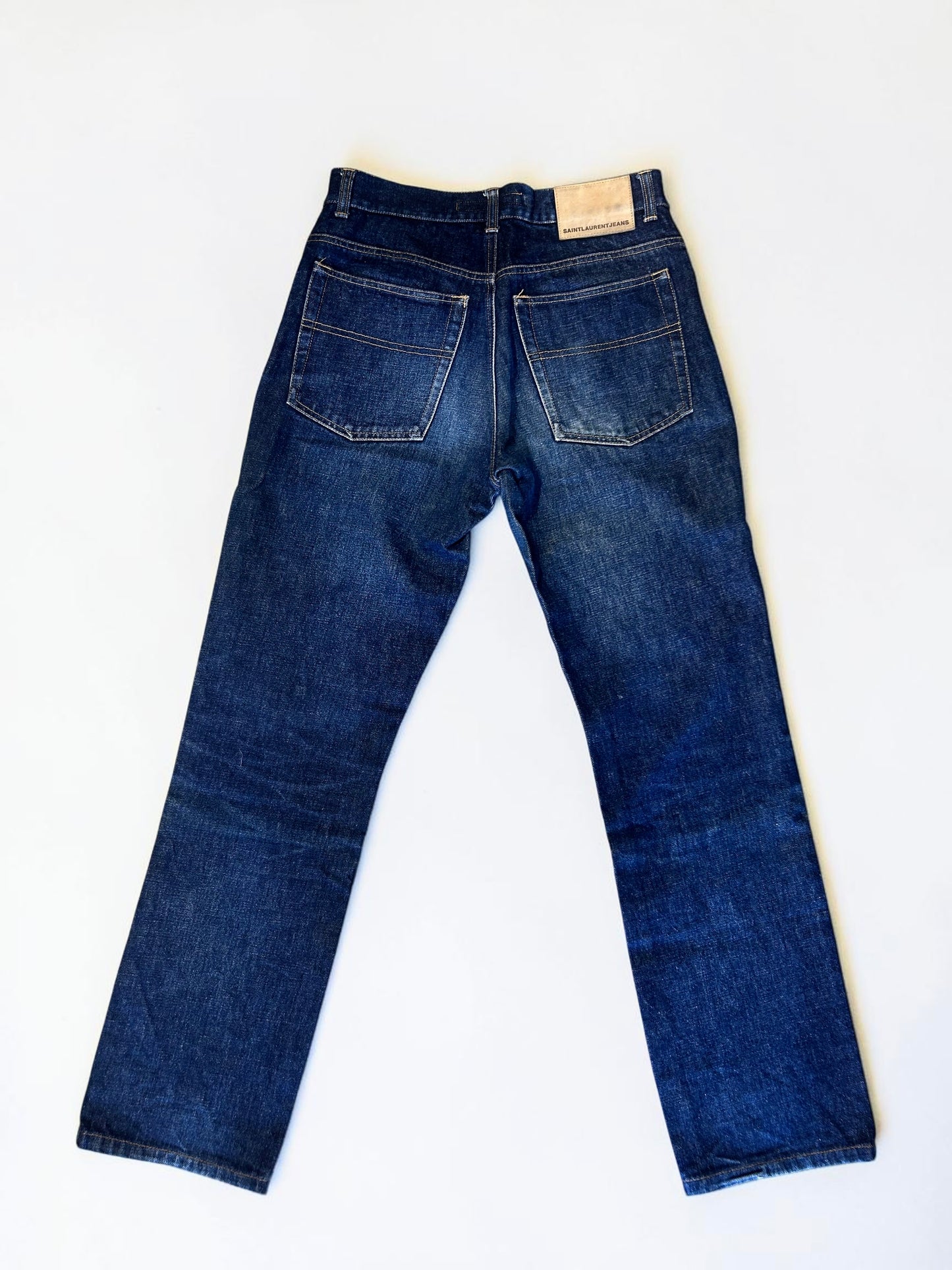 Vintage Saint Laurent Straight Leg Denim |1990s