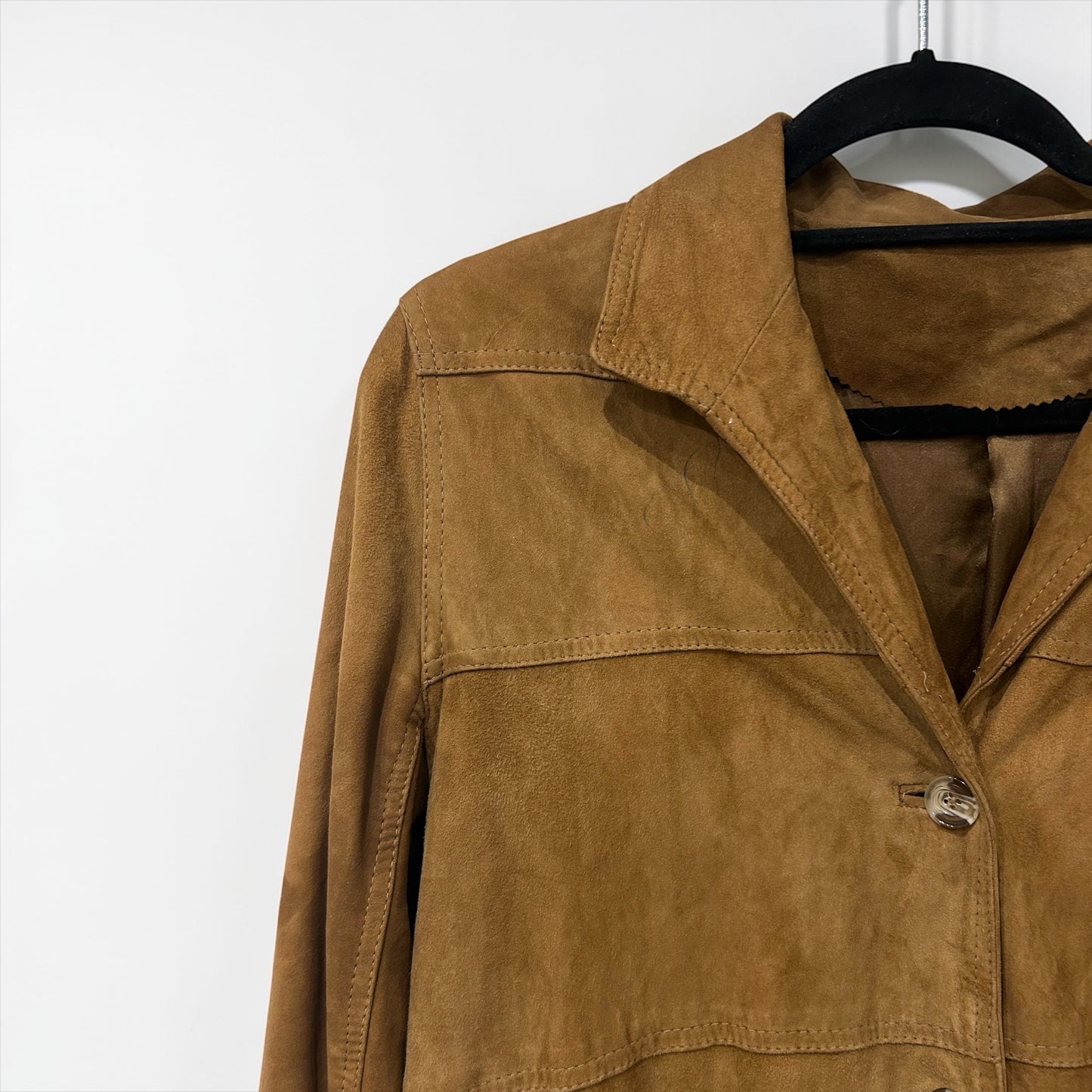 Vintage Camel Suede Jacket |Late 90s