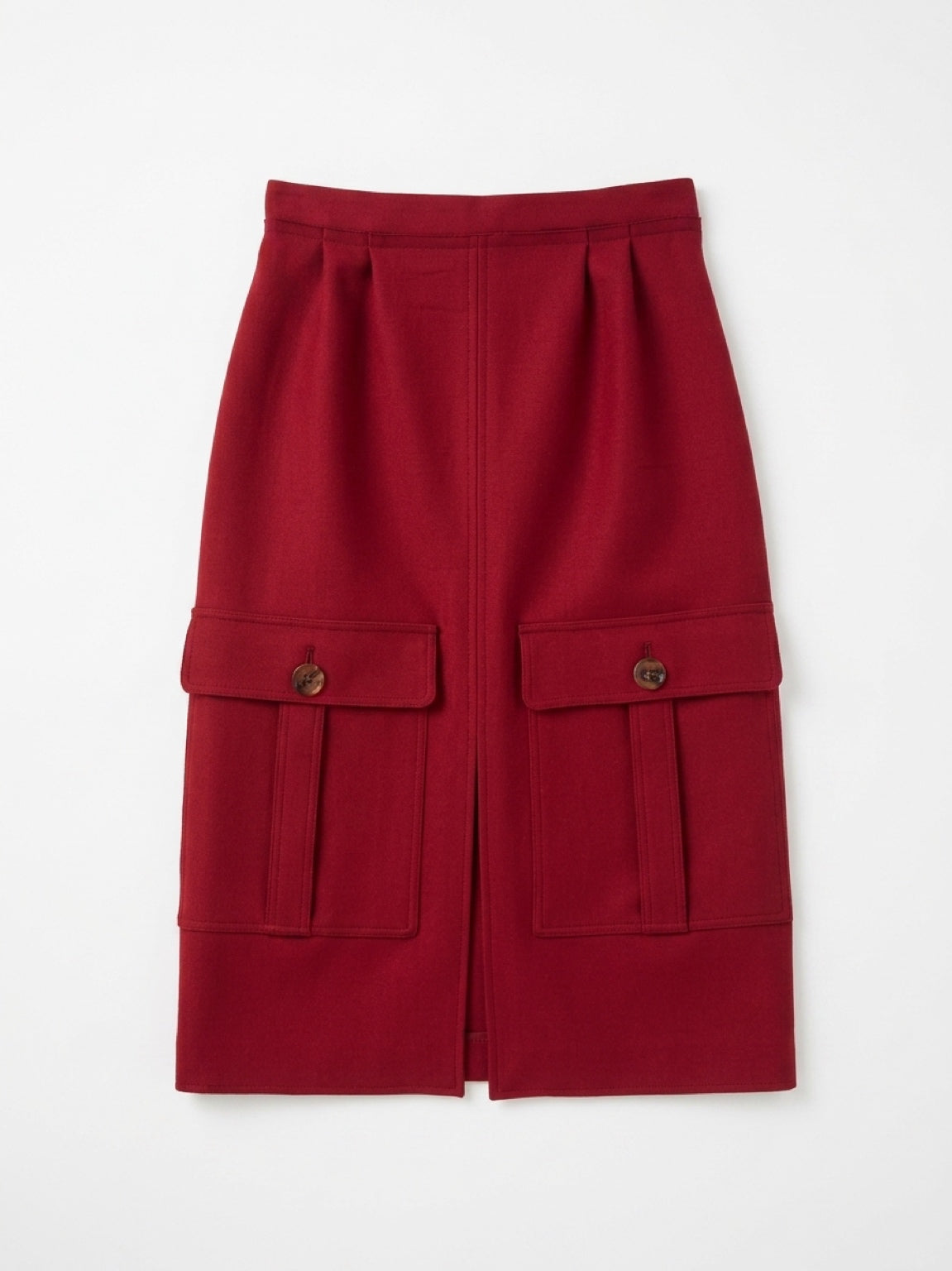 Chloé Burgundy Cargo Midi Skirt | Fall 2019 Collection