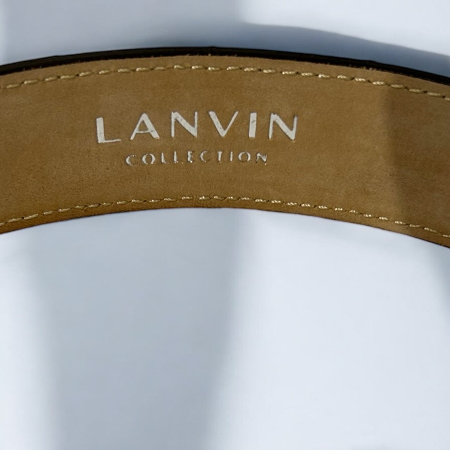 Vintage Lanvin leather belt