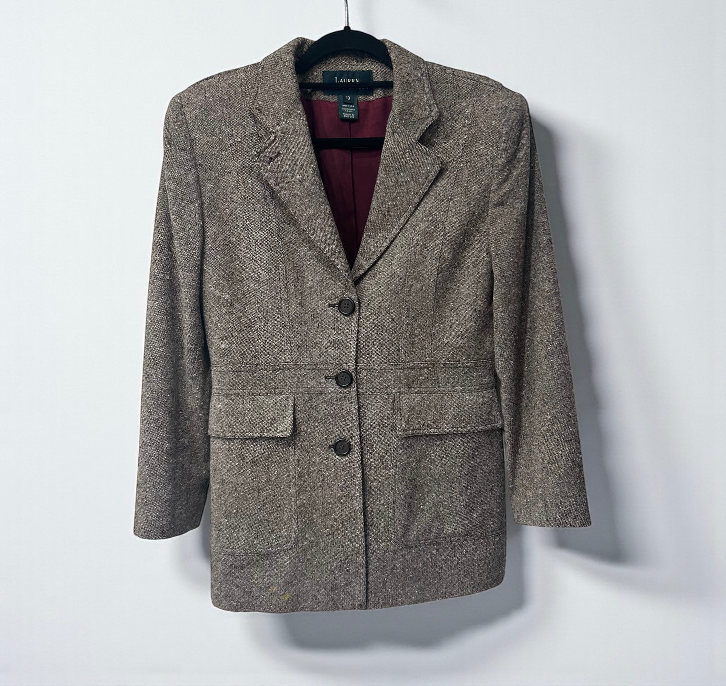 Vintage Lauren Ralph Lauren Wool Tweed Blazer -90׳s