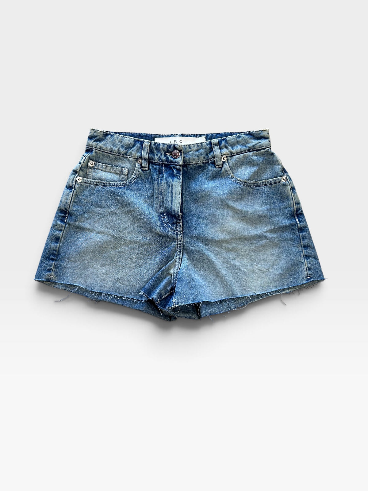 IRO Paris High-Waisted Denim Shorts