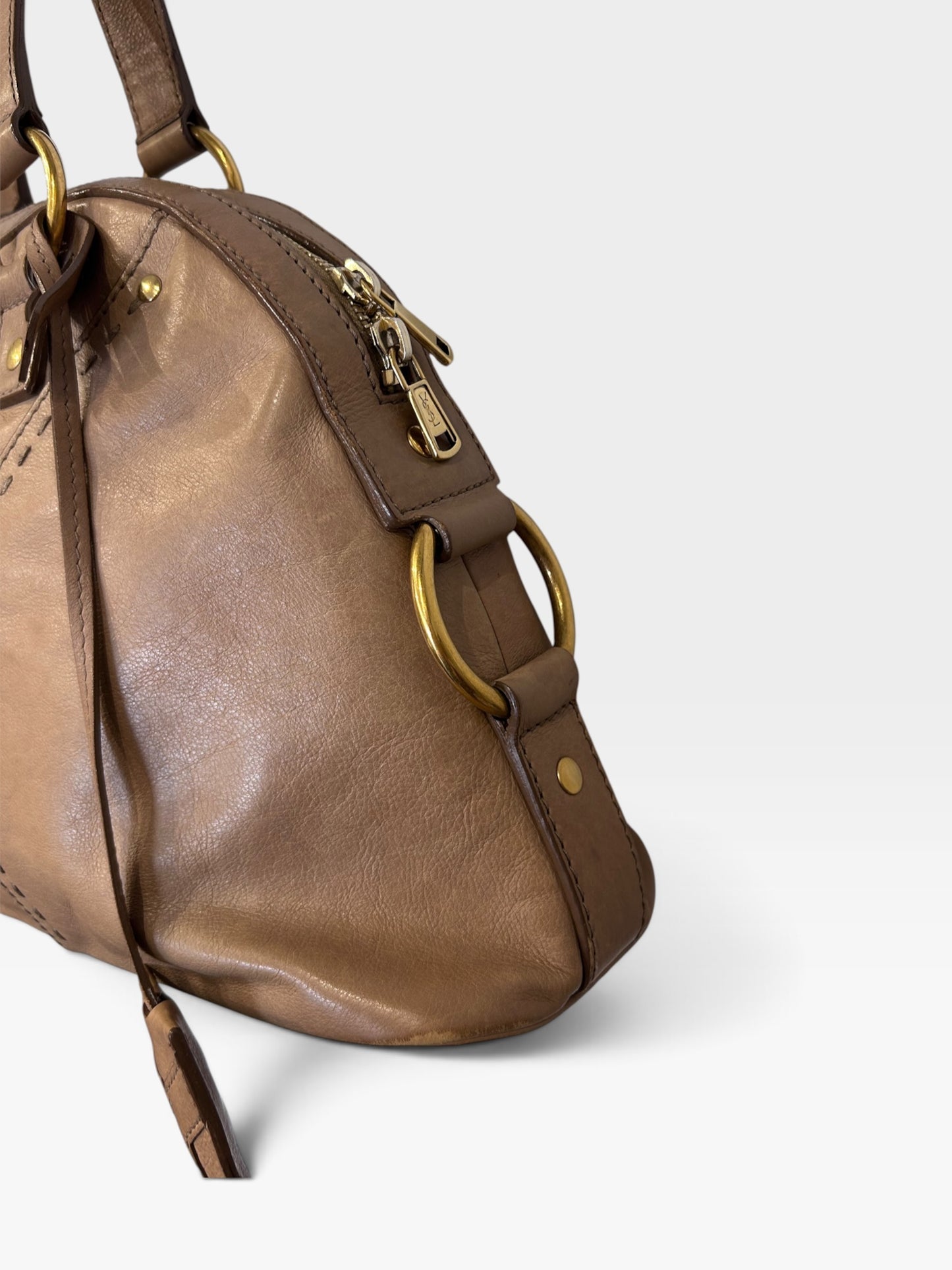 Vintage Yves Saint Laurent Muse Leather Shoulder Bag |Early 2000s
