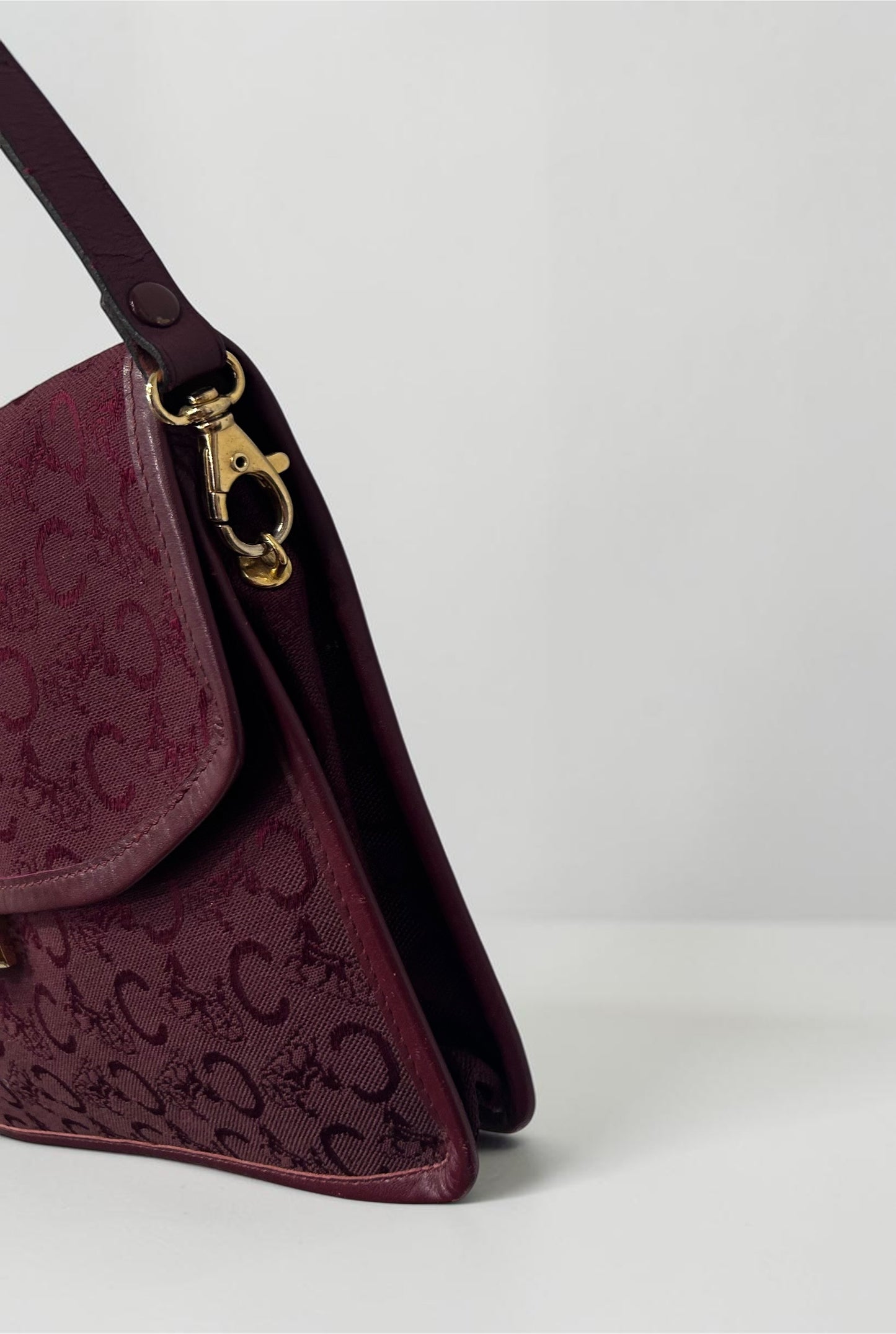 Vintage Céline Monogram Convertible Crossbody & Clutch Bag| Early 1990s