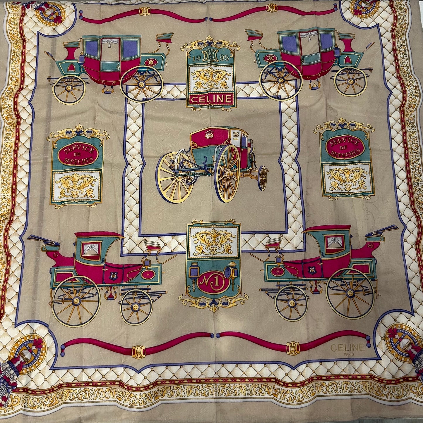 Vintage Celine Handkerchief