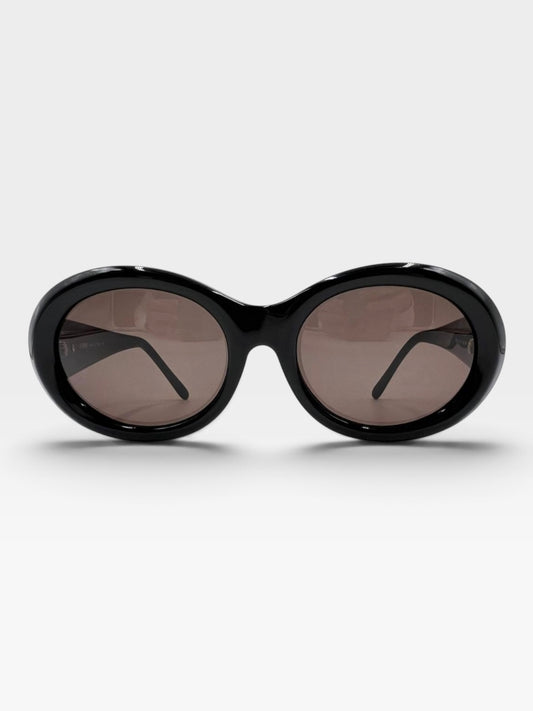 Vintage Fendi Black Oval Sunglasses| 1990s