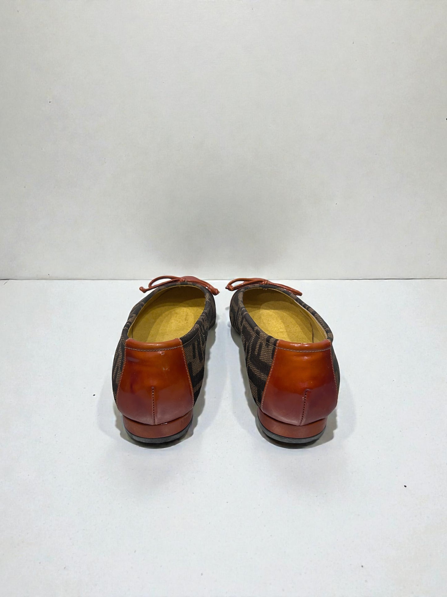 Vintage Fendi Zucca Ballet Flats| Early 2000s