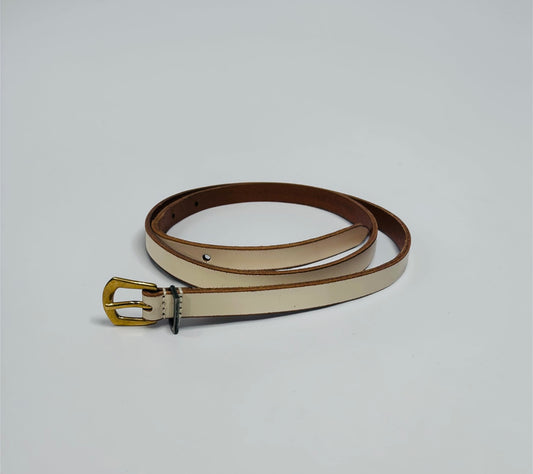 Vintage Saint Laurent Slim Leather Belt| 2000׳s