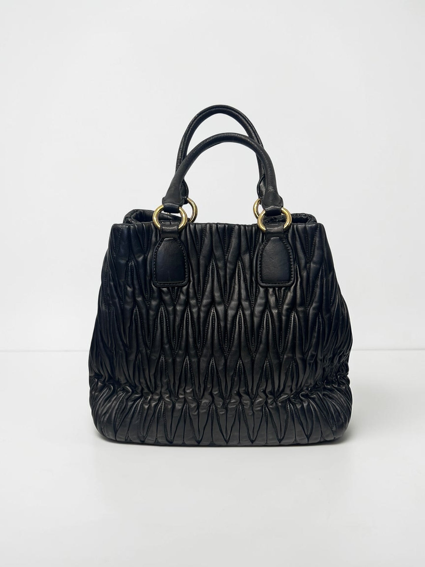 Miu Miu Matelassé Leather Bag |Early 2000s