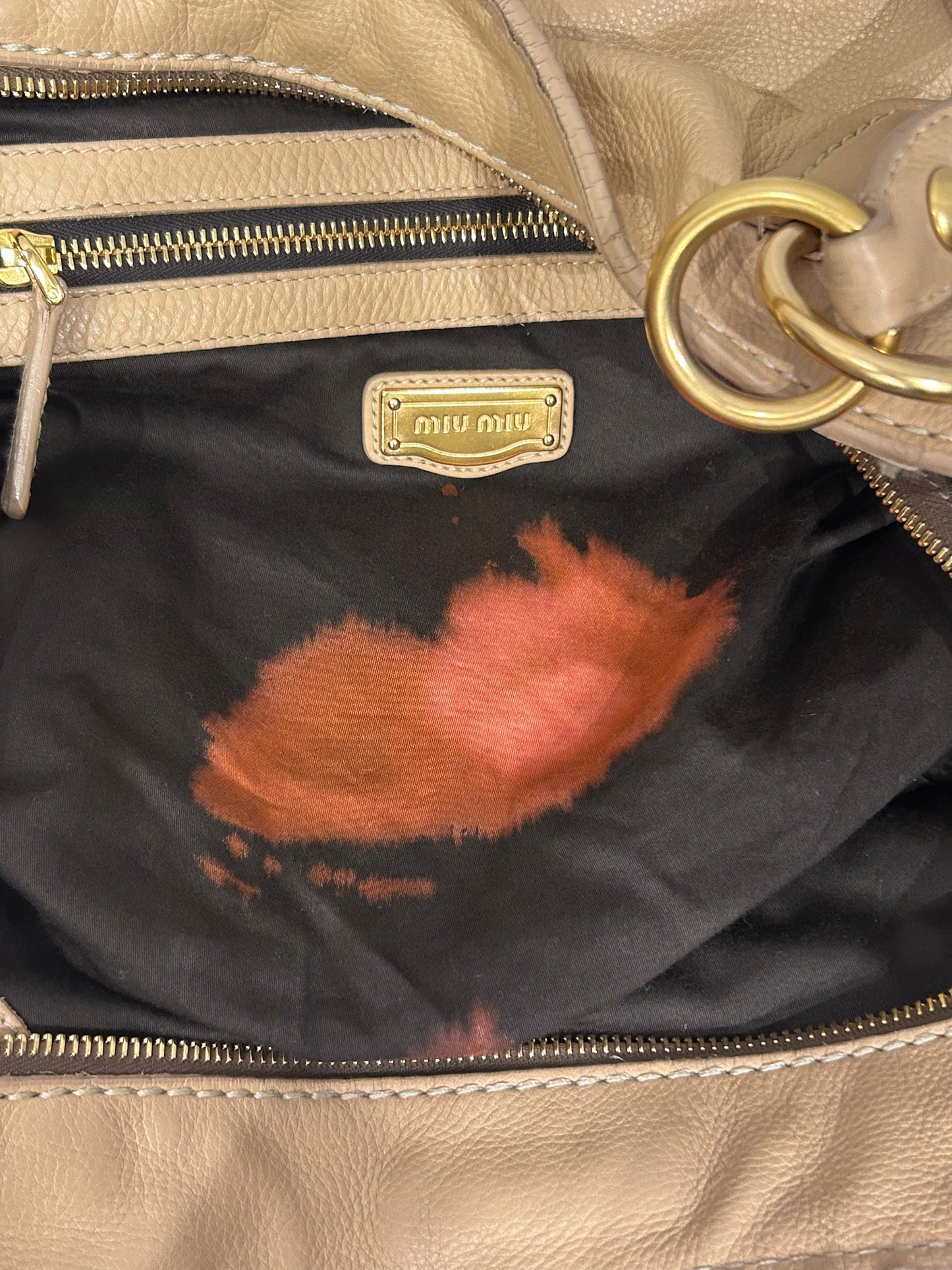 Miu Miu Leather Bag |Early 2000s