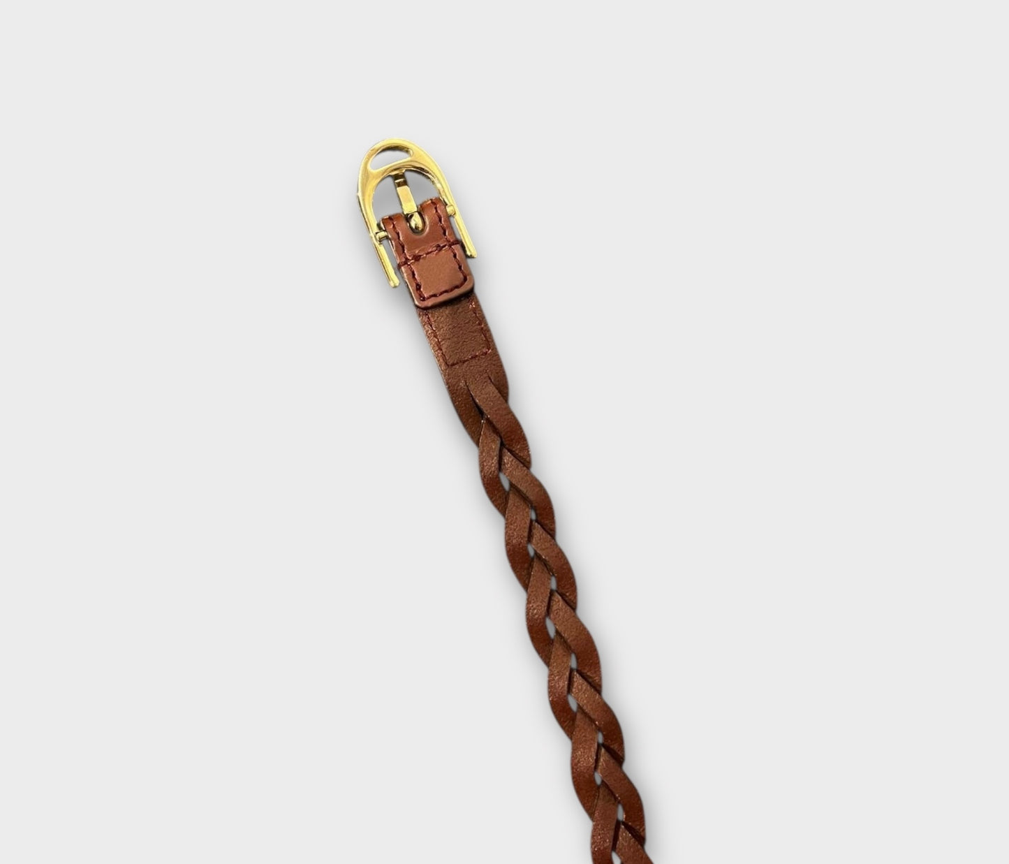 Gucci Vintage Braided Leather Belt