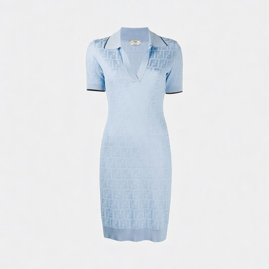 Fendi knit polo dress