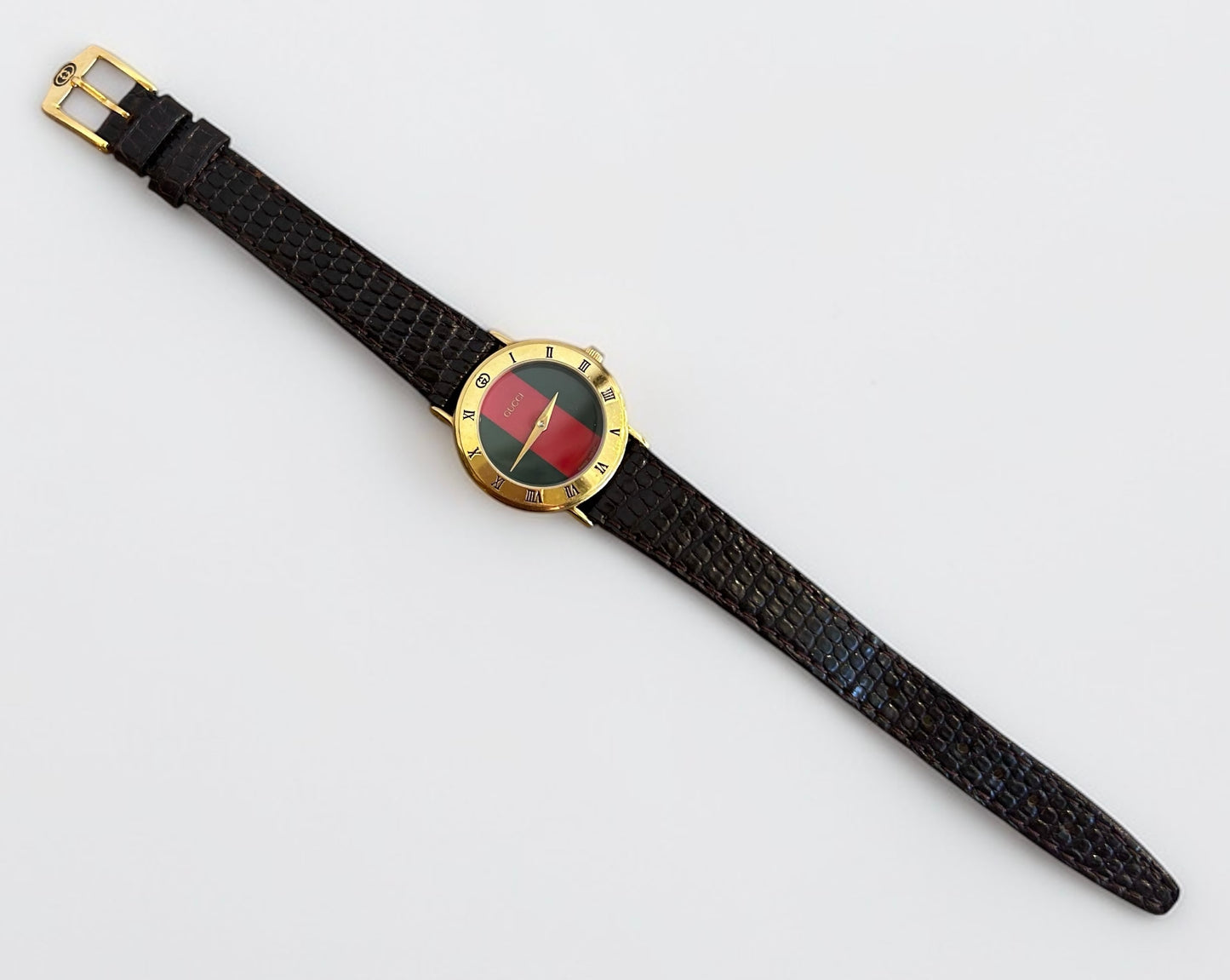 Rare Vintage Gucci Web Dial Watch|1980