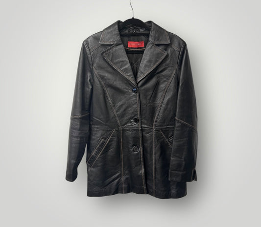 Vintage Black Leather Jacket
