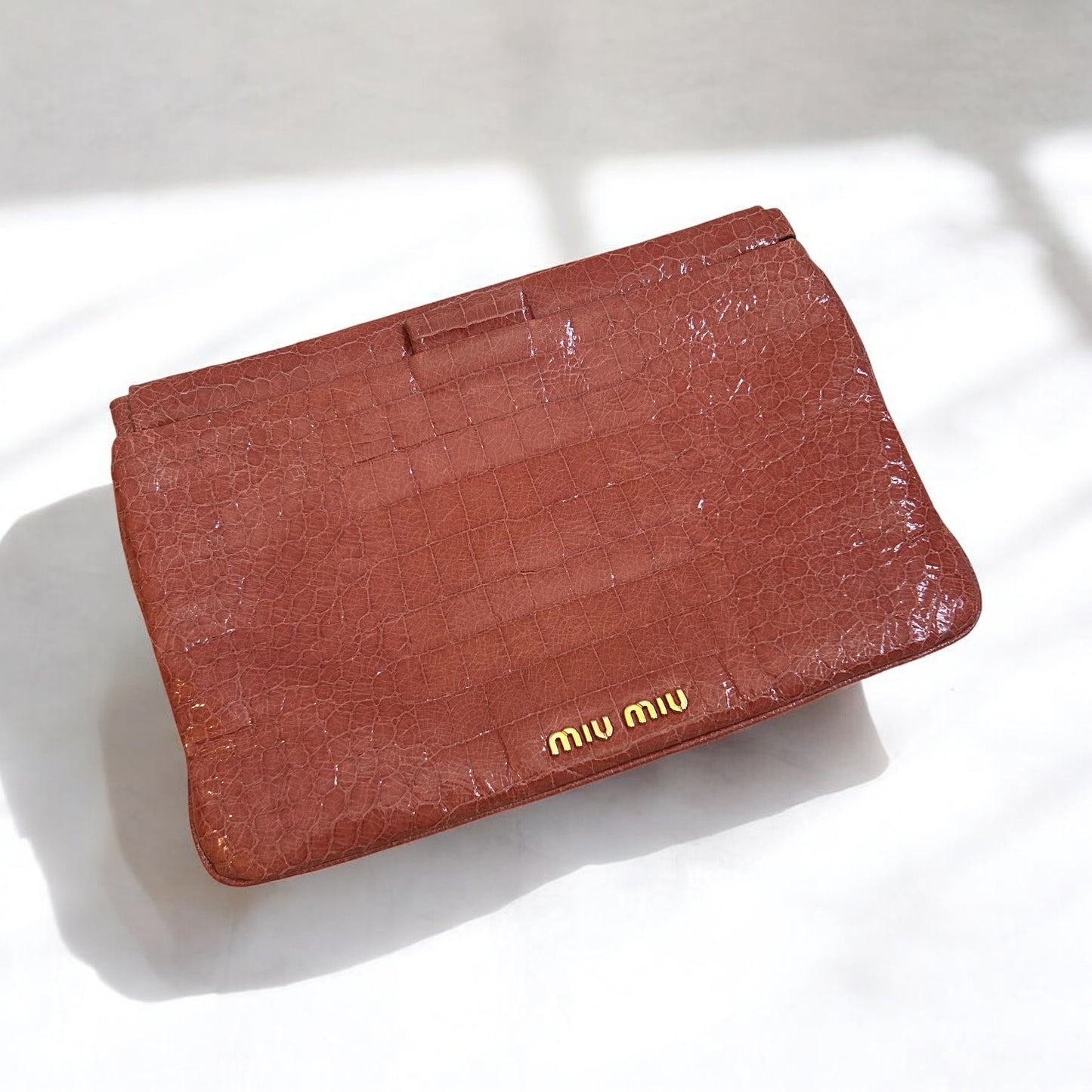 Miu Miu Leather Clutch