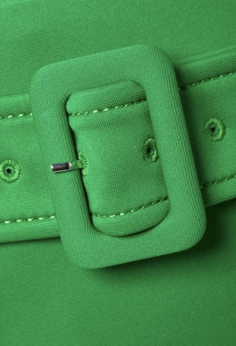 Prada Green Ruffle Trim Mini Skirt |Resort 2019