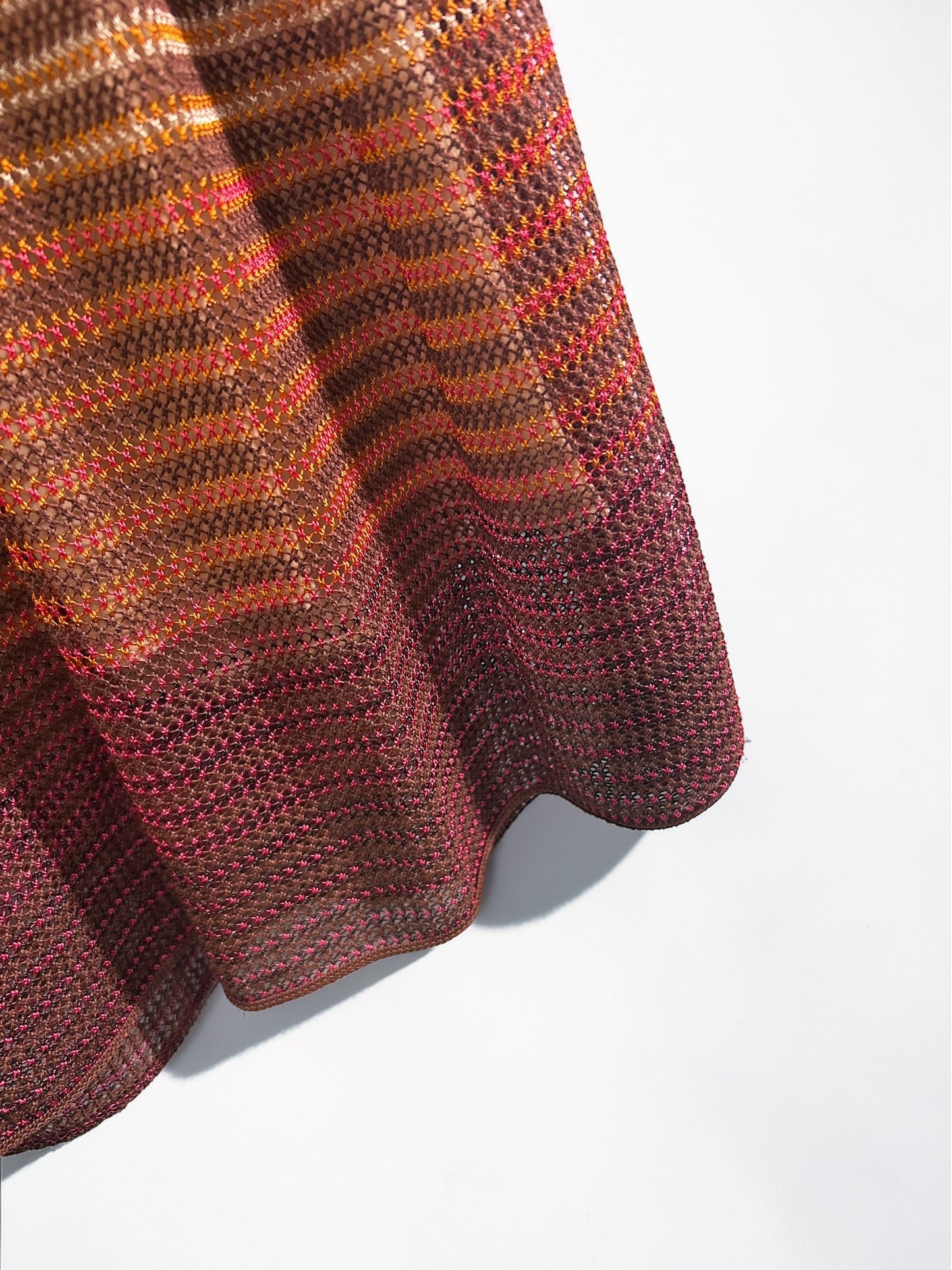 Vintage Missoni Zigzag Knit Midi Skirt|Early 2000’s