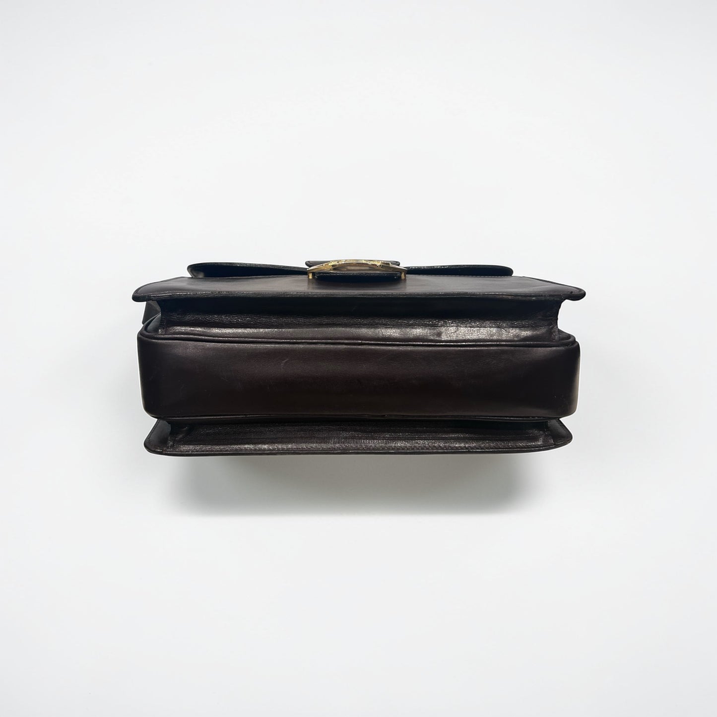 Vintage Celine Horse Carriage Leather Shoulder Bag|1970s