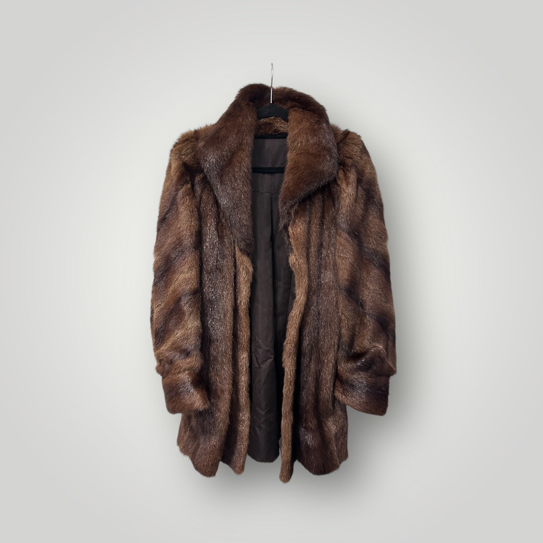 Vintage 1990s Mink Fur Coat